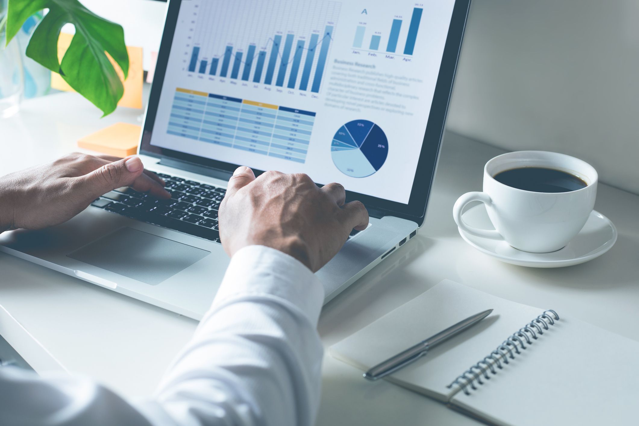 Área de gestão empresarial da Cooper IA